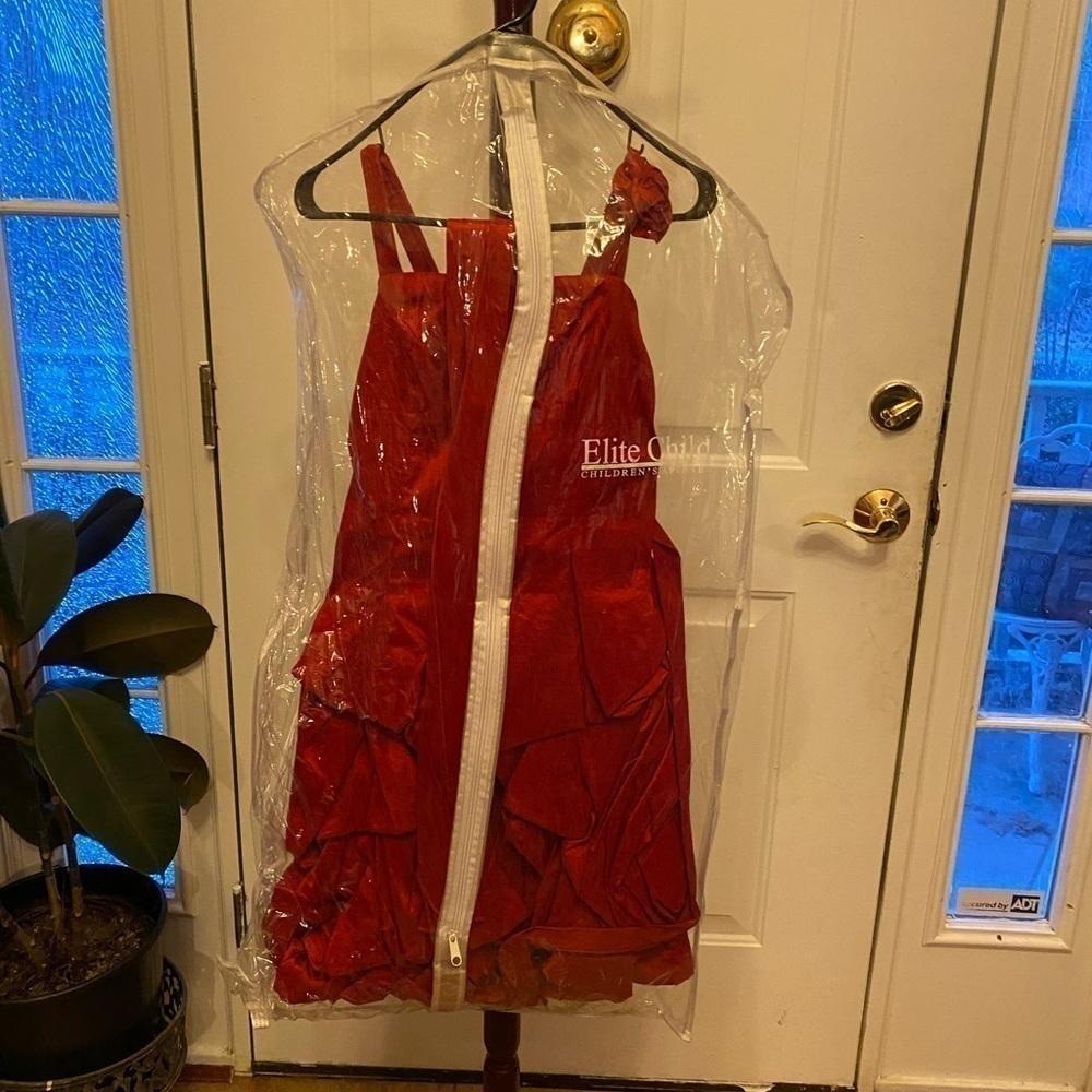 RED 2 piece CUPCAKE CHILDS DRESS - Picture 2 of 8